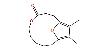 12,13-Dimethyl-5,14-dioxabicyclo[9.2.1]-tetradeca-1(13),11-dien-4-one